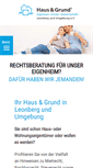 Mobile Screenshot of hausundgrundleonberg.de